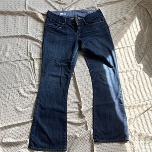 Women's Dark Indigo Bootcut Jeans - Classic Mid-Rise